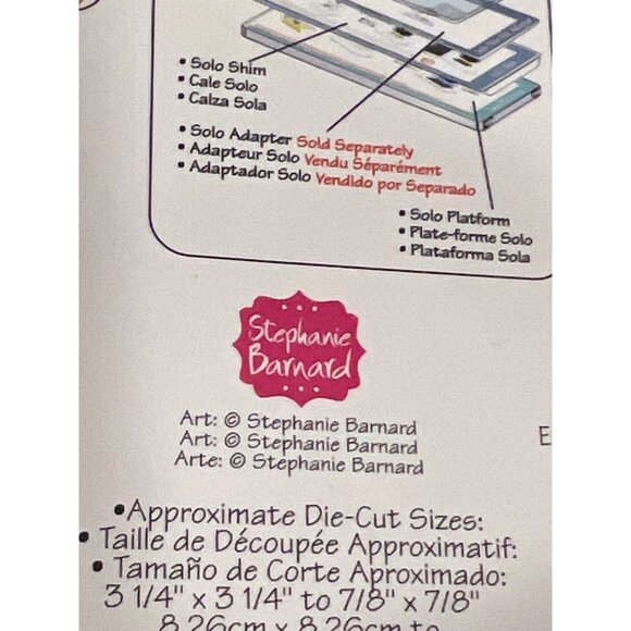 Sizzix 657580 Framelits Stephanie Barnard Double Flower Dies & Stamps Set - Picture 3 of 3